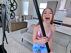 Tussi, Grosser schwanz, Besamung, Hardcore, Pov, Dürr, Titten, Spielzeuge