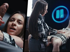 Josephine Jackson and Nata Ocean's time stopped action by Freeze