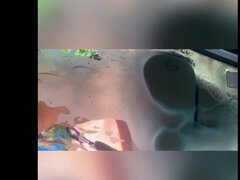 Gorge profonde, Petite amie, Fait maison, Naturelle, Petite femme, Public, Se déshabiller, Nénés