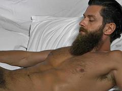 Grote lul, Sperma shot, Homo, Harig, Masturbatie, Alleen