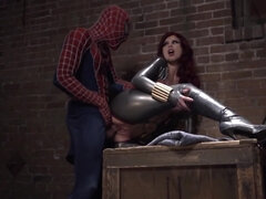 Grosse bite, Sucer une bite, Tir de sperme, Faciale, Fête, Rousse roux