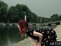 Hundestellung, Kleid, Fetisch, Hd, Masturbation, Rotschopf, Solo, Jungendliche (18+)