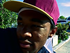 Picked up Black thug gets analdrilled by white after blowjob