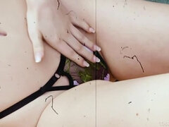 Blondine, Kehlenfick, Schwanz, Aufs gesicht abspritzen, Hd, Pov