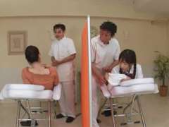 Asian, Daughter, Japanese, Massage, Mom