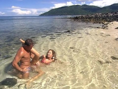 Lauryn May Gets Fucked on the Beach