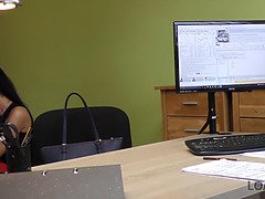 面接, 美人, 茶髪の, Hd, 淫乱熟女, 母, お金, ティーン