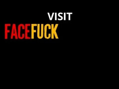 Curvy Asian Babe With Big Boobs Gets Roughly Face Fucked and Covered in Cum