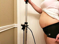 Bike Pump tummy Inflation