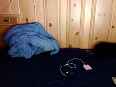 Schwarz, Masturbation, Transfrau, Solo, Strümpfe