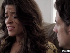 Blasen, Braunhaarige, Kehlenfick, Hardcore, Rau