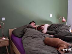Ersties: Lesbians Wake Up And Have Kinky Strap On Sex: Amateur, Brunette  Hot Porn