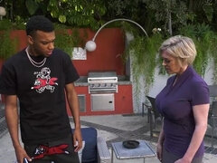Culo grande, Verga grande, Negro, Rubia, Interracial, Maduro, Pantaletas, Afeitado