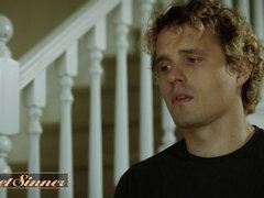 Blasen, Braunhaarige, Hundestellung, Hd, Latina, Natürlichen titten, Tätowierung, Titten