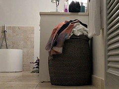 Bathroom, Caught, Hotel, Mature, Milf, Mom, Naked, Voyeur