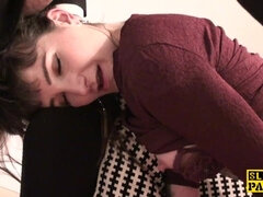 Bondage domination sadisme masochisme, Gros seins, Britannique, Brunette brune, Rugueux, Tatouage, Jouets, Vibromasseur