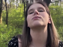 Leie, Kleid, Masturbation, Im freien, Abendanzug, Solo, Hoch, Unter dem rock