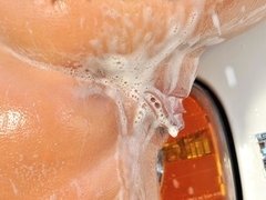 Grosse titten, Klaffend, Masturbation, Im freien, Rasiert, Solo, Entkleiden, Tätowierung