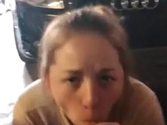 Leie, Tussi, Grosser schwanz, Blondine, Blasen, Spermaladung, Handjob, Jungendliche (18+)