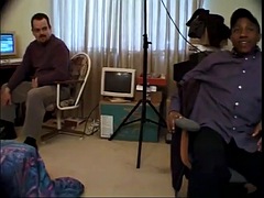 Grosse bite, Gros seins, Noire, Fétiche, Gants, Hard, Latex, Nénés