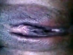 18 ans, Amateur, Noire, Attrapée, Noir ébène, Masturbation