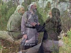 素人, ぽっちゃり, デカパイ, フェラチオ, カップル, 中出し, ドイツ人, アウトドア