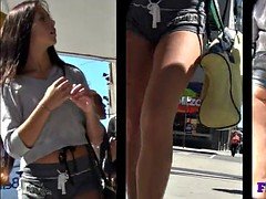 Amateur, Amazing, Beauty, Brunette, Upskirt, Voyeur