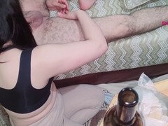 Gros cul, Sucer une bite