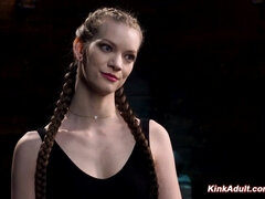 Sadomasochismus, Bizarr, Blondine, Fetisch, Faustfick, Hd, Rotschopf, Sklave