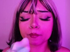 18 ans, Sucer une bite, Mignonne, Gode, Fille latino