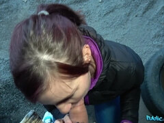 Amateur, Chica, Engañando, Masaje, Al aire libre, Pov, Público