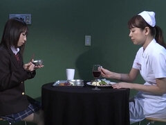 Miharu Kai and some attractive nurses in a hot video