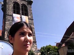 Hunt4k. cutie gives dude her throat and cunt for a summer vacation