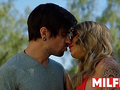 HOT MILF Wife Fucked by her Husband's Best Friend Next to Him (Lolly Dames)