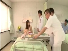 Teen Japanese female is instructed by doctors to become a nudist
