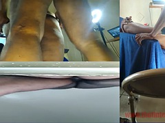 バイセクシャル, 黒人, ぽちゃ, 中出し, イく瞬間, 黒人, ハードコア, アウトドア