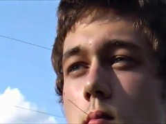 Handjob, Masturbation, Im freien