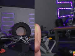 Gros cul, Grosse bite, Gros seins, Tir de sperme, Tchèque, Queue, Bâillonner, Gym