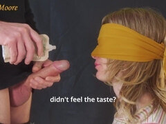 Taste Game With An Innocent Girl, I Tricked Her Until She Swallowed My Cum-sheila Moore