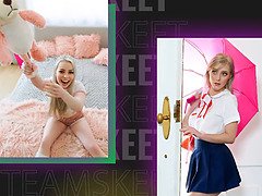 18 летние, Две девушки, Лизание, Косички, Пухлые соски, Студентка, Учитель, Молоденькие