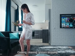 服従, 顔面騎乗, 女, なめる, 淫乱熟女, 母, 義母, オッパイの