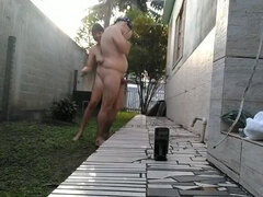 Amateur, Pareja, Cornudo, Hablar sucio, Hd, Al aire libre, Orinar, Esposa