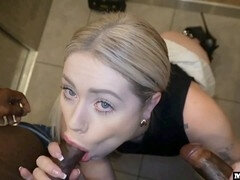 Anaal, Grote lul, Zwart, Blond, Dubbele penetratie, Frans, Openbaar, Trio