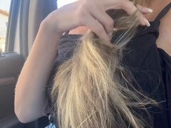Uber driver didn't charge me after I let him fondle my big natural tits, but he wanted to take things further