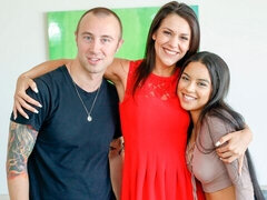 Amateur, Grosse bite, Sucer une bite, En levrette, Fille latino, Rousse roux, Adolescente, Nénés