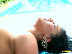 デカ尻, ビキニ, ブラジル, 茶髪の, イく瞬間, なめる, ピアス, オマンコ