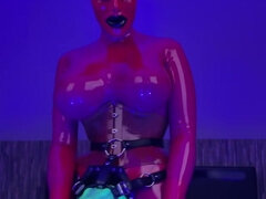Puppe, Extrem, Frau, Weibliche domination, Fetisch, Latex, Solo, Spielzeuge