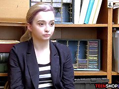 Beauté, Blonde, Sucer une bite, Attrapée, Police, Chatte, Réalité, Adolescente