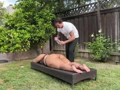 Cul, Sucer une bite, Queue, En levrette, Doigter, Interracial, Orgasme, De plein air