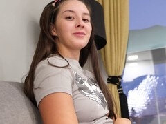 18, Big ass, Blowjob, Caught, Cum in mouth, Cumshot, Sister, Tits